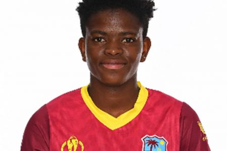 Jannellia Glasgow of the Windward Islands Under-19s. 