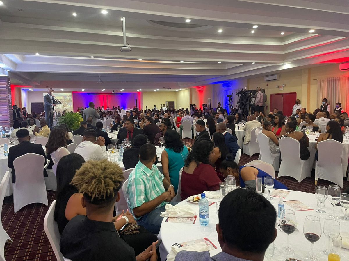 The Guyana Manufacturing and Services Association dinner last night at the Ramada Princess Hotel. 