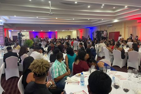 The Guyana Manufacturing and Services Association dinner last night at the Ramada Princess Hotel. 