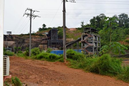 The manganese mine (Ministry of Finance photo)