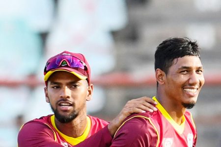 Gudakesh Motie  took the only wicket to fall yesterday as Bangladesh thrashed the West Indies by nine wickets to take an unassailable 2-0 lead in the three-match series.