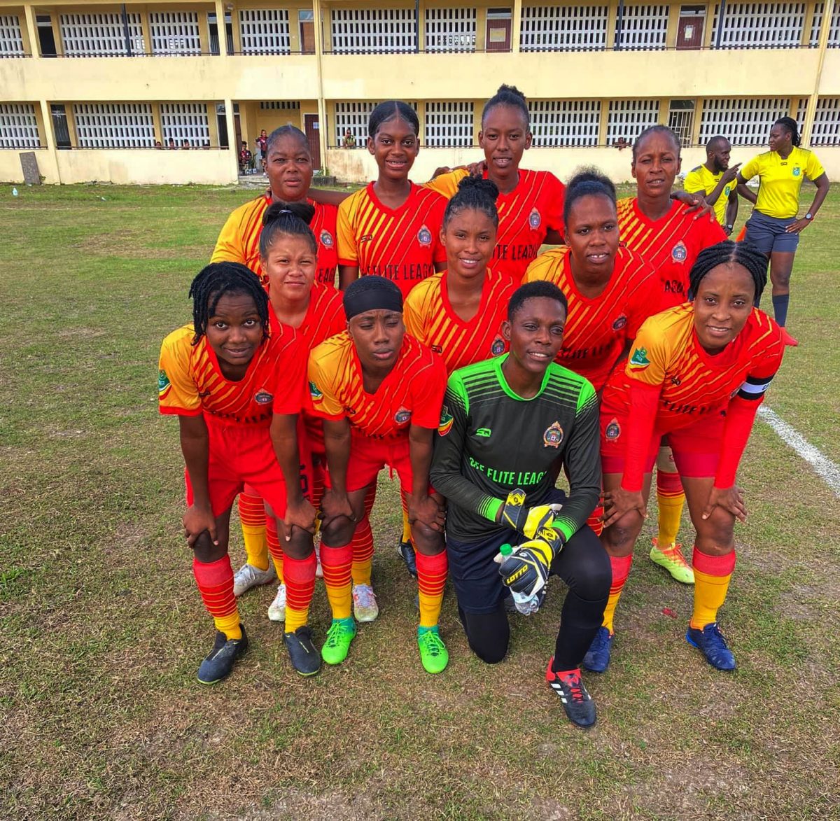 The victorious GDF Women’s team