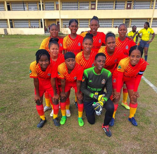 The victorious GDF Women’s team