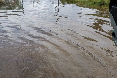 A flooded Nutmeg Street 