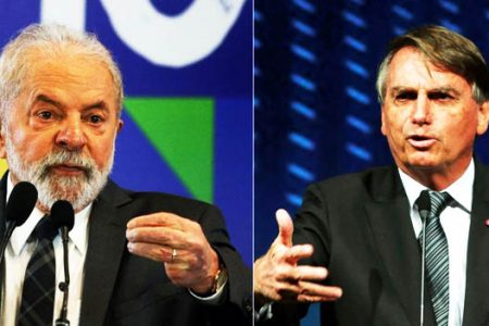 Luiz Inacio Lula da Silva (left) and Jair Bolsonaro (AFP) 
