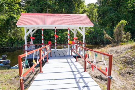 The new Dredge Creek landing (Ministry of Finance photo)