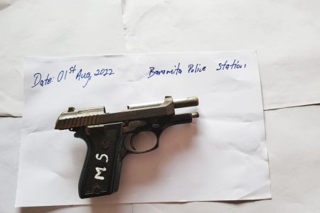 The firearm that was found
