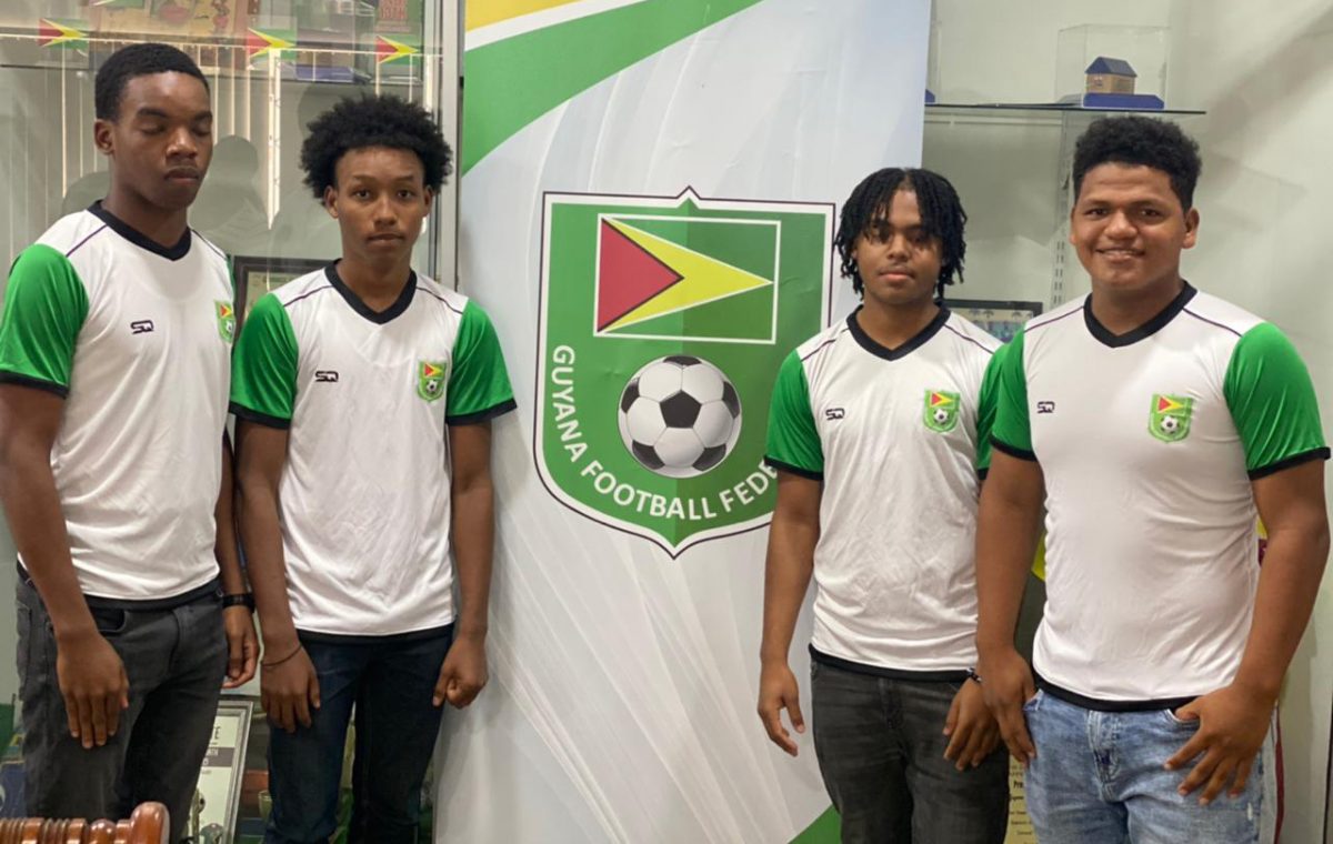 The national players who have secured two-year scholarships to St. Jago High School in Jamaica