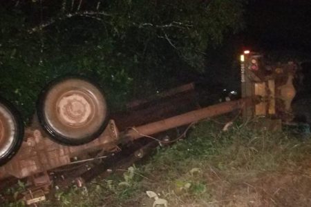 The lorry (Police photo)