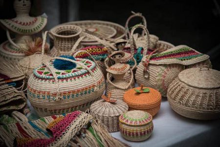 A display of Indigenous craft DPI picture