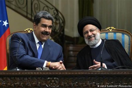 Venezuela and Iran Presidents meeting in Iran