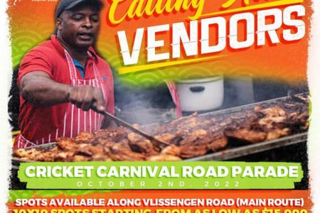 The call to vendors posted on the office Cricket Carnival Facebook page
