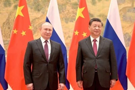 Russian President Vladimir Putin (L) and Chinese President Xi Jinping ( Image Source : Getty Images )