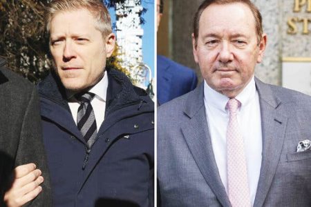  Anthony Rapp, left, and Kevin Spacey. Left, Brendan McDermid/Reuters; Right, Yuki Iwamura/Associated Press