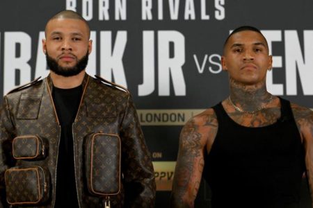 Conor Benn (right) vs Chris Eubank Jr