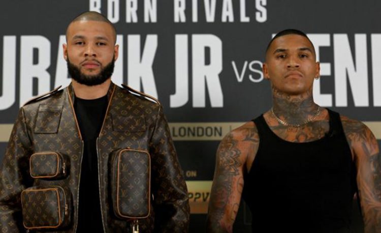 Conor Benn (right) vs Chris Eubank Jr