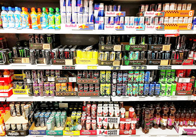There are lots of energy drinks on the market making all sorts of claims; read labels, not hype