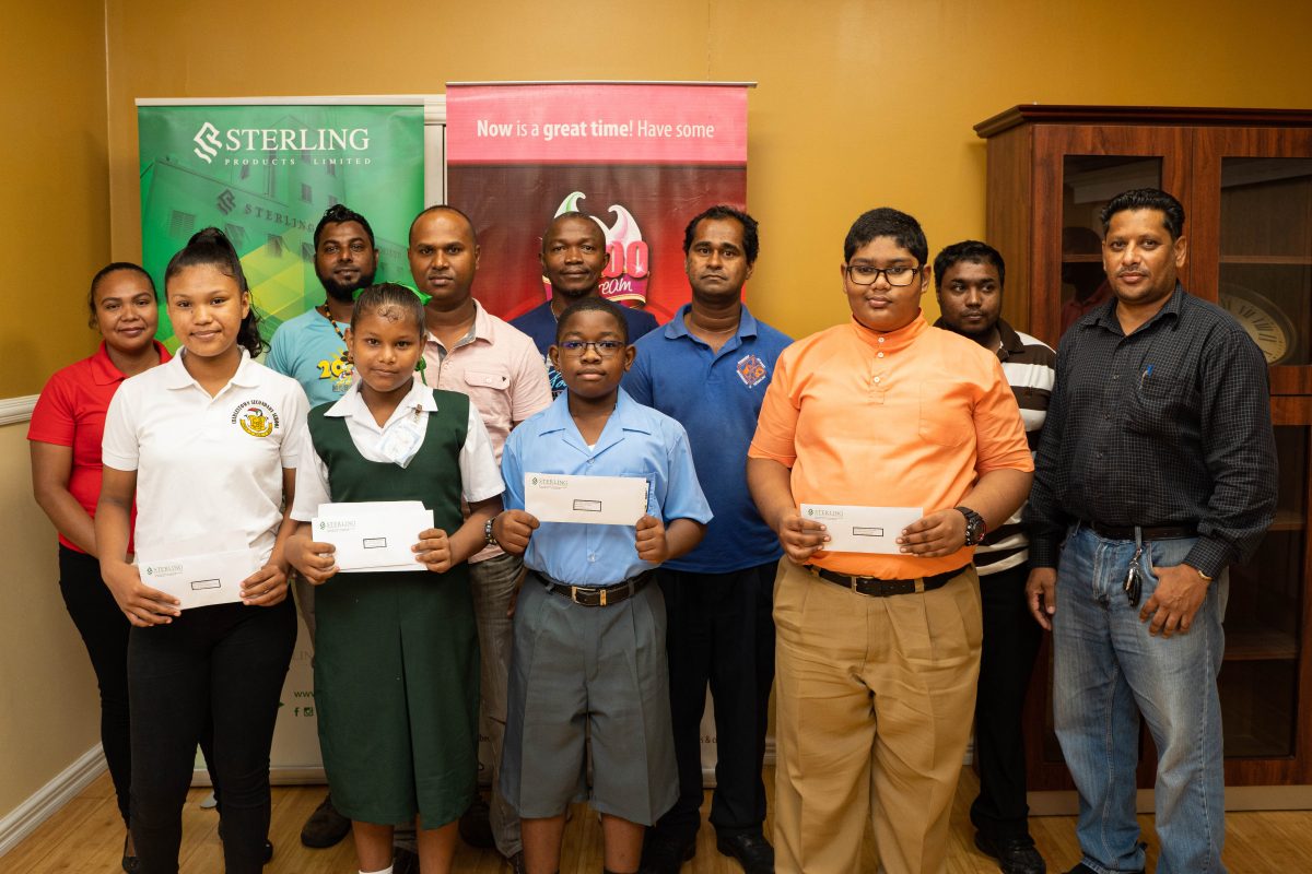 Some of the students who were awarded