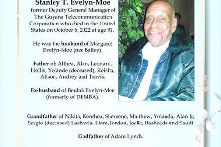Stanley T Evelyn-Moe