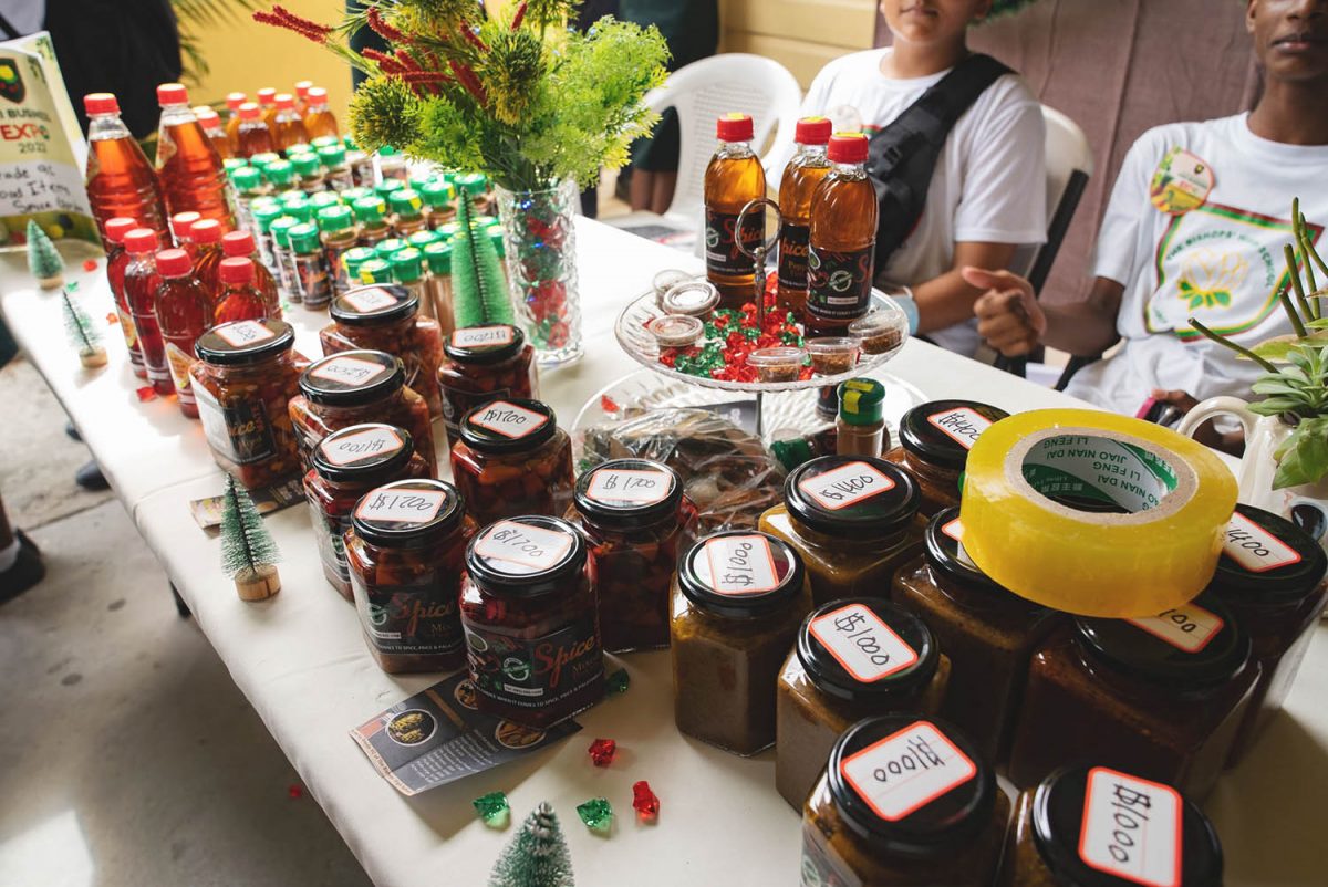 Some of the products on display (Ministry of Education photo)
