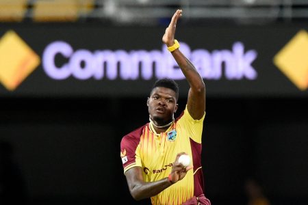 Alzarri Joseph was outstanding taking 3-21
(CWI photo Twitter)