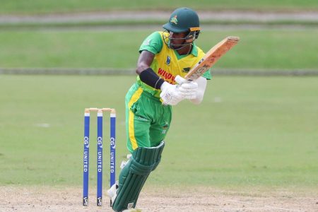 Alick Athanaze scored his maiden List A ton