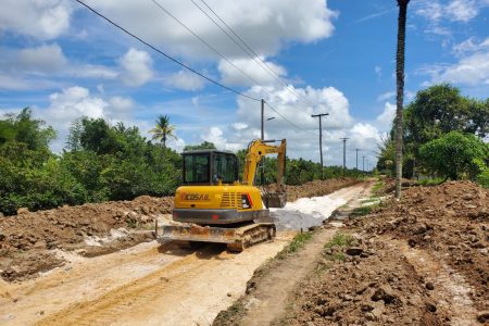 Work underway in the community (Ministry of Public Works photo)