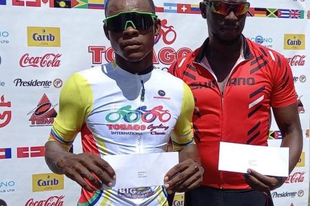  Andre Green won the first stage of the Tour of Tobago cycling event yesterday.