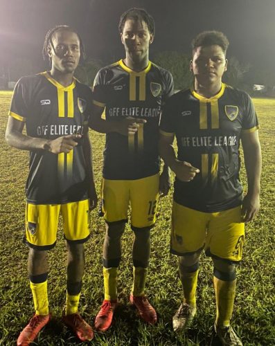 Milerock scorers Tyrese Lewis, Mikel Jeffers, and Rayon Ramdoll