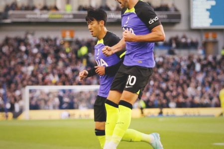 Harry Kane and Son Heung-min.