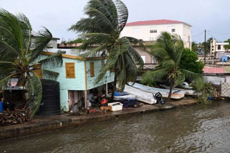 On Wednesday, Hurricane Lisa crossed the mainland of the Caribbean Com-munity (CARICOM) country approximately five miles south of Belize City. – (Contributed photo)
