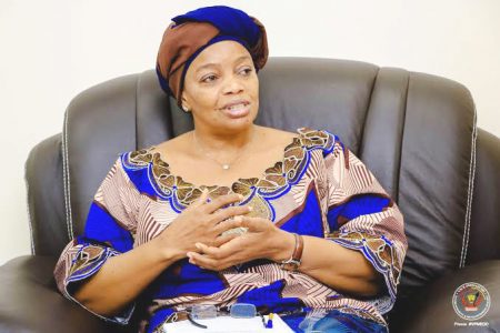 Congolese Vice Prime Minister Eve Bazaibo