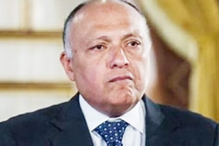 Egypts Foreign Affairs Minister Sameh Shoukry