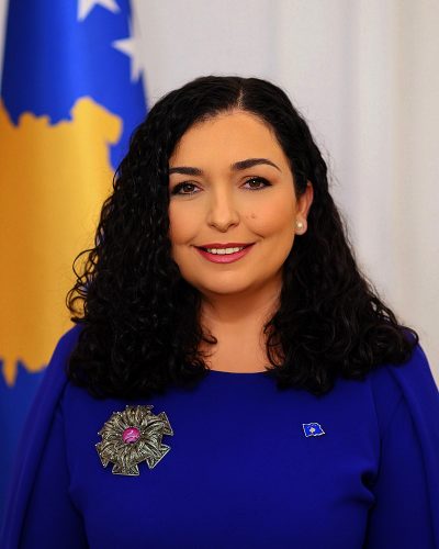 Kosovo’s President
Vjosa Osmani 