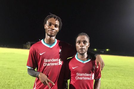  Parika scorers Yohance Stuart and Roy Singh