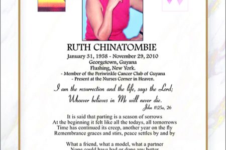 RUTH CHINATOMBIE