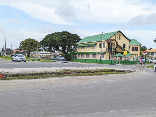 The cleaned drain (Ministry of Public Works photo) 