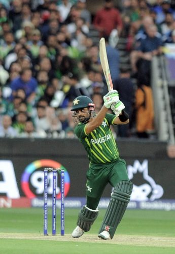 Pakistan captain Babar Azam is proud of his team’s performance despite them losing in the ICC T20 World Cup final to England yesterday. (Photo Courtesy PCB Twitter)