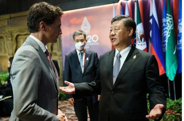 The development comes less than two weeks after Chinese President Xi Jinping (right) lectured Canadian PM Justin Trudeau on the sidelines of the G-20 summit in Indonesia. PHOTO: REUTERS