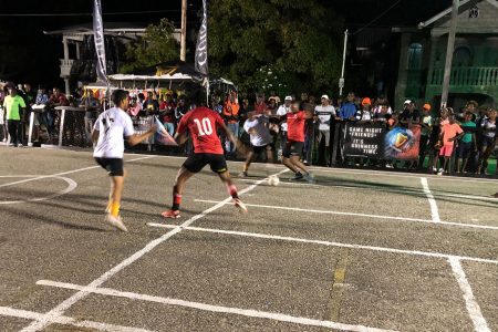 Flashback - Part of the action on the opening night at the Haslington Market Tarmac in the Guinness ‘Greatest of the Streets’ East Coast Demerara edition. 