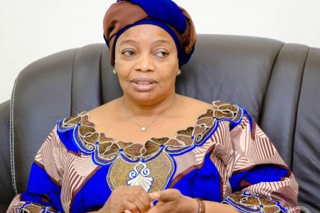 Democratic Republic of Congo's Environment Minister Eve Bazaiba