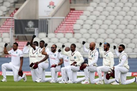 FLASHBACK! The West Indies team taking a knee in 2020 in support of the Black Lives Matter movement