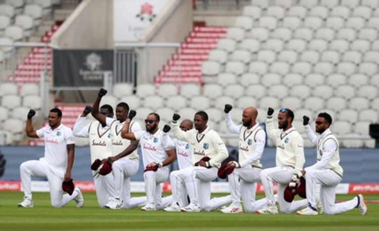 FLASHBACK! The West Indies team taking a knee in 2020 in support of the Black Lives Matter movement