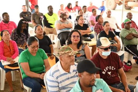 Some of the residents who attended the event (CHPA photo)