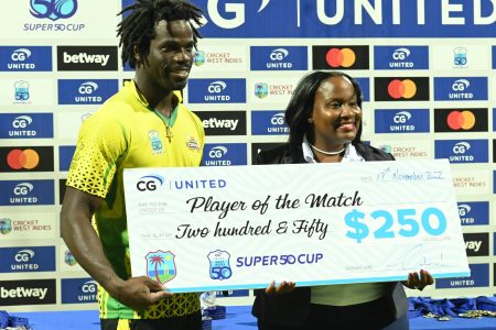 Chadwick Walton was Man of the Match in Saturday’s final.