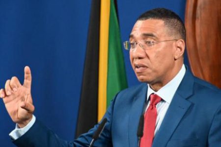The announcement was made by Prime Minister Andrew Holness yesterday morning at a press briefing at Jamaica House
