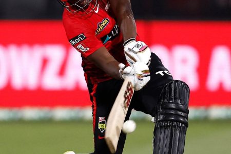Andre Russell slammed six sixes and two fours.