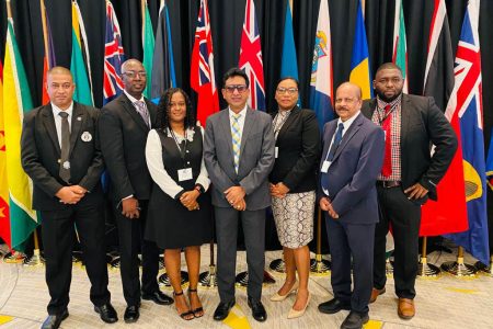 Guyana’s delegation at the recent CFATF Plenary and Working Group meetings in the Cayman Islands 