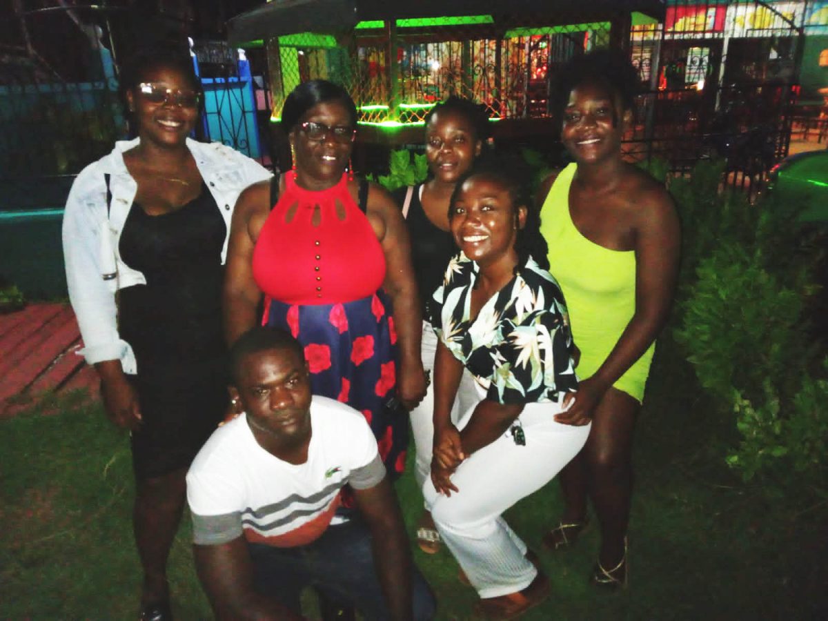  Janice Carmichael with five of her children