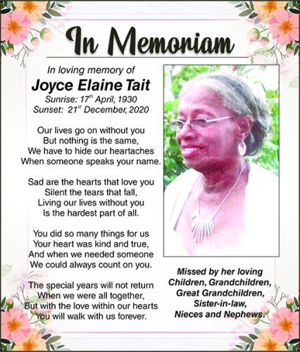 Joyce Elaine Tait 